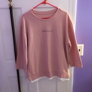 pink sweater/pullover